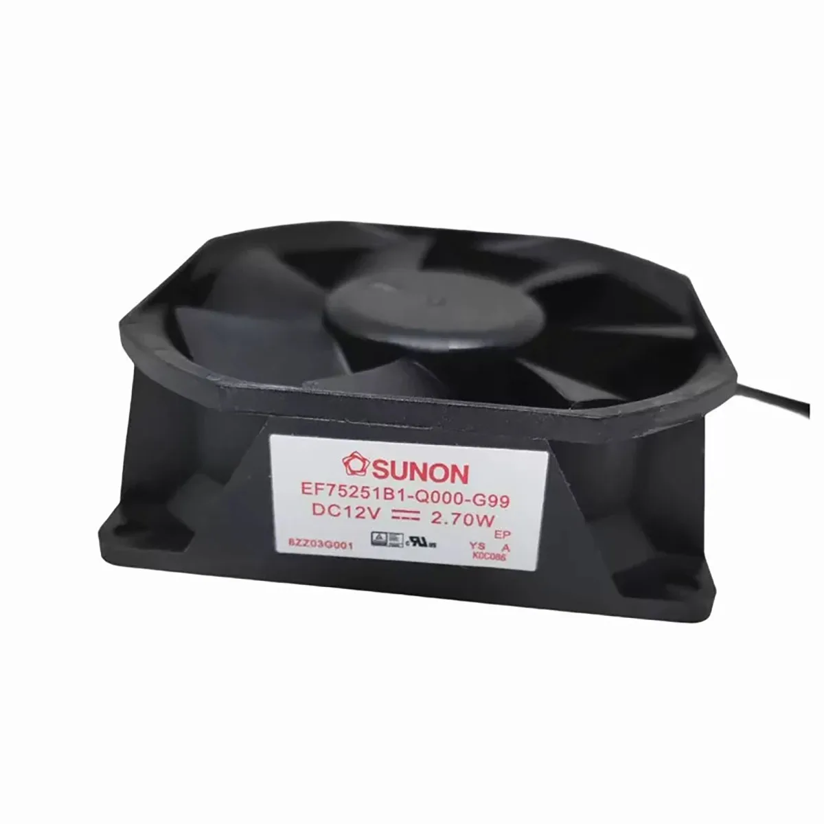 Suitable for Honghe HTV20 SUNON EF75251B1-Q000-G99 12V 2.7W three wire projector fan