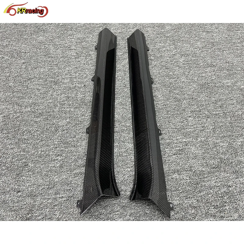 Password Style Carbon Fiber Car Door Sills For Nissan GTR R35 2008-2016