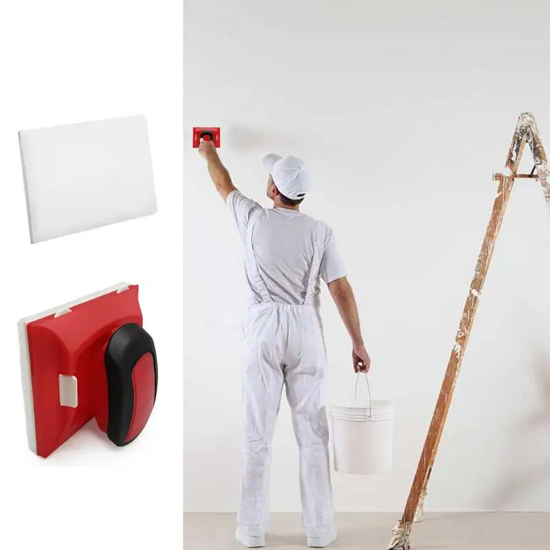 

Corner Paint Brush Red paint edging cutting home interior plastic wall cushions nylon bristles paint corners and edges foe paint