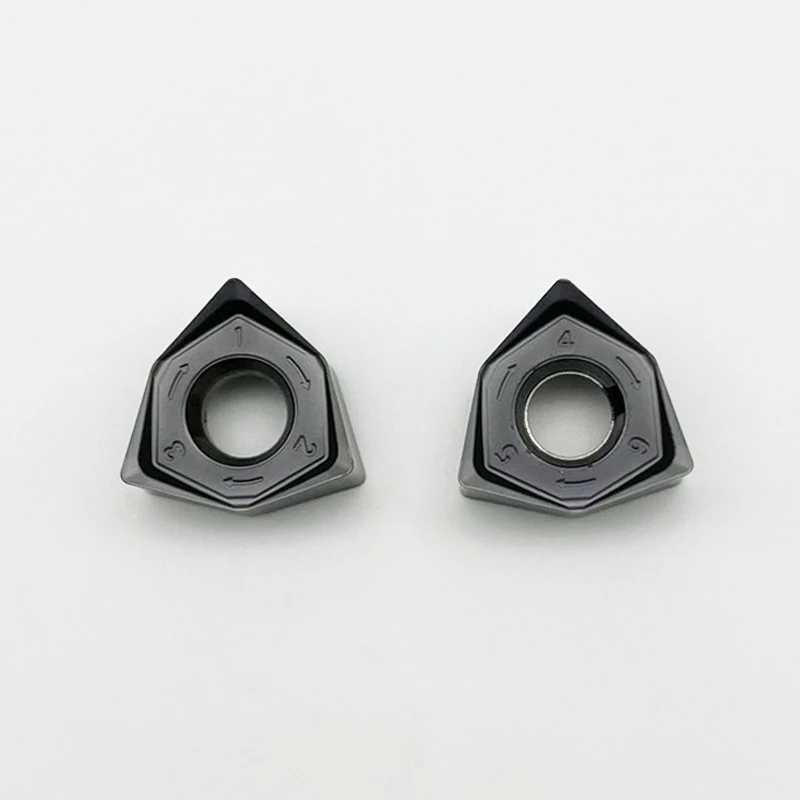 WNMU080608 EN GM LF6018 90 degree double-sided Hexagon Fast Feed Milling Insert MFWN WNMU Milling Cutter Blade Carbide Insert