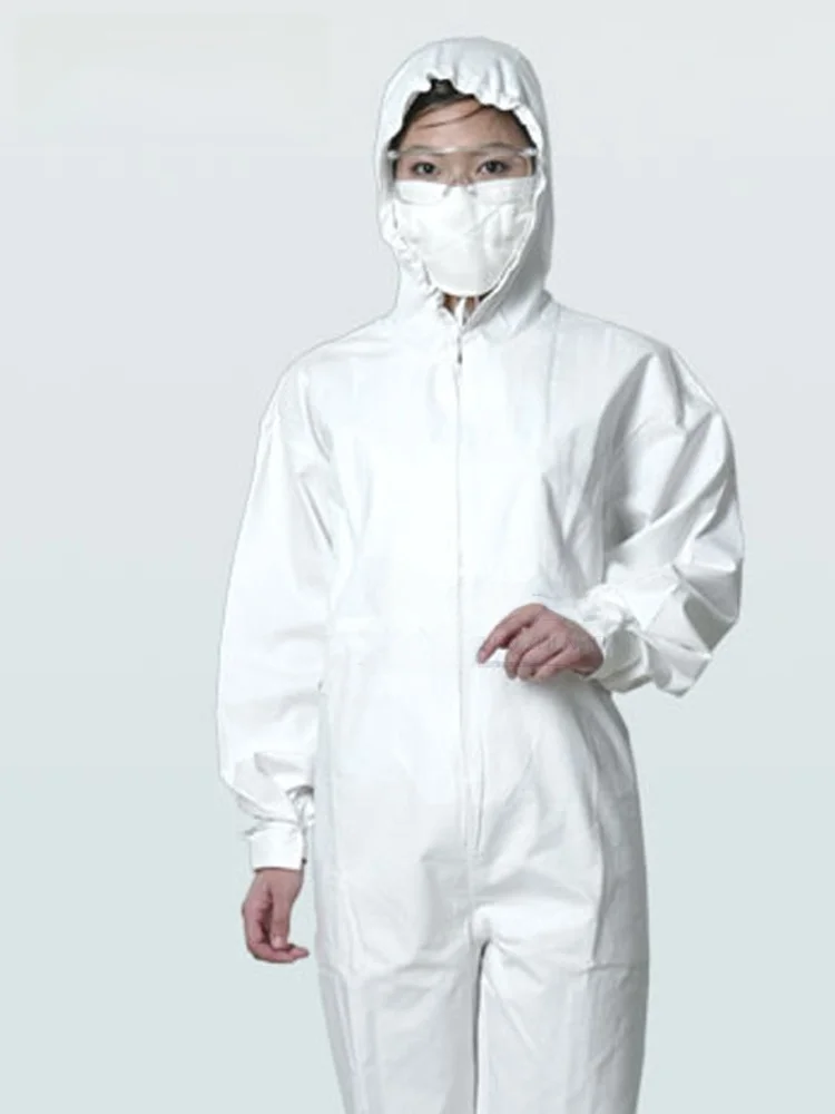 Bata Quirúrgica Aislante de Algodón, Ropa de Trabajo para Laboratorio, Farmacia, Protección Contra el Polvo, Uniforme para Enfermeras, Industria Farmacéutica y Alimentaria