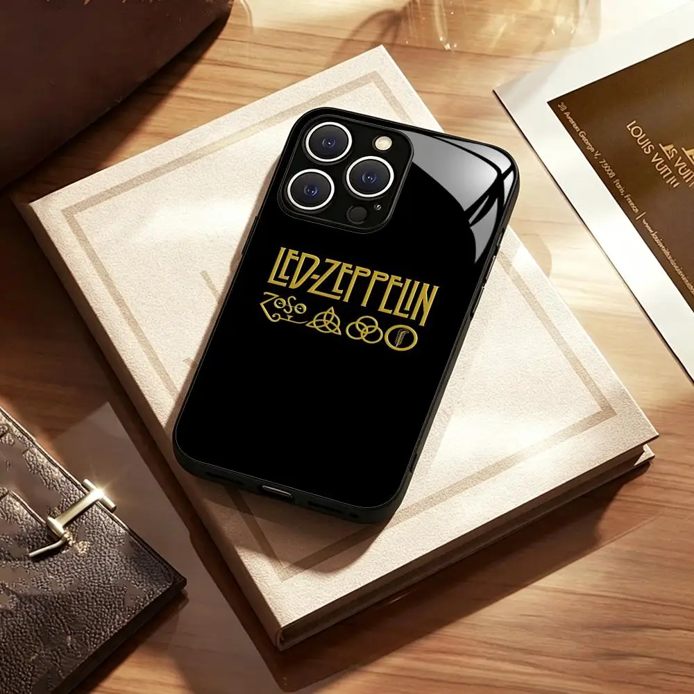 Band L-led Z-zeppelin ROCK Phone Case For iPhone17 Air 16 e 15 14 13 12 11 Plus Mini Pro Max Glass Magnetic Case view 3