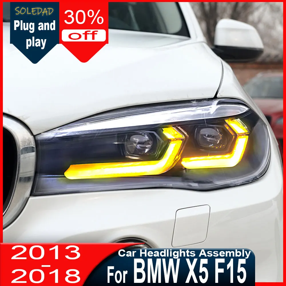 

Для BMW X5 F15: Модернизированная светодиодная фара в сборе с динамическим поворотником (2013-2019)