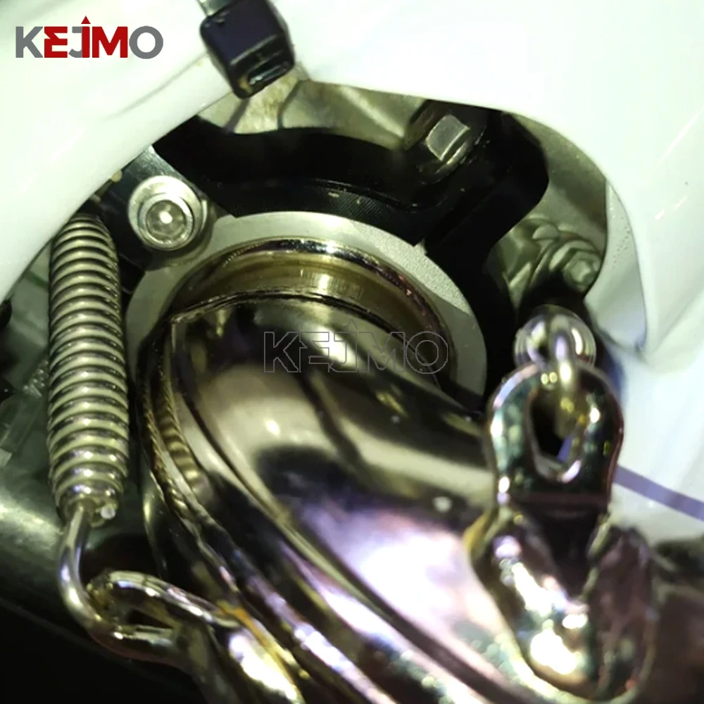 

Мотоцикл для KTM GASGas 250 300 SX EXC XC XCW TPI 250 300 2017-2025, алюминиевый наконечник выхлопной трубы с ЧПУ, глушитель, зажим для трубы, фланцевая защита