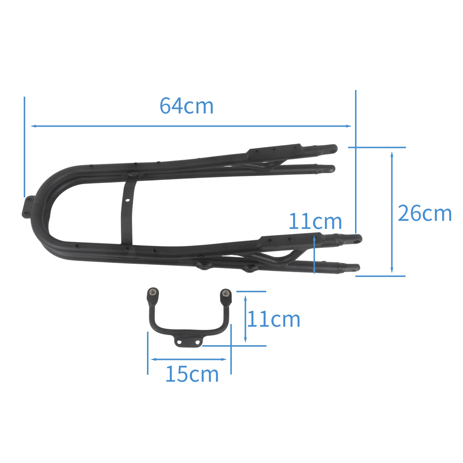 For BMW S1000RR 2009-2018 2014 2015 Aluminum Rear Sub Frame Rear Fairing Stay Bracket Racing Subframe Lightweight Replacement