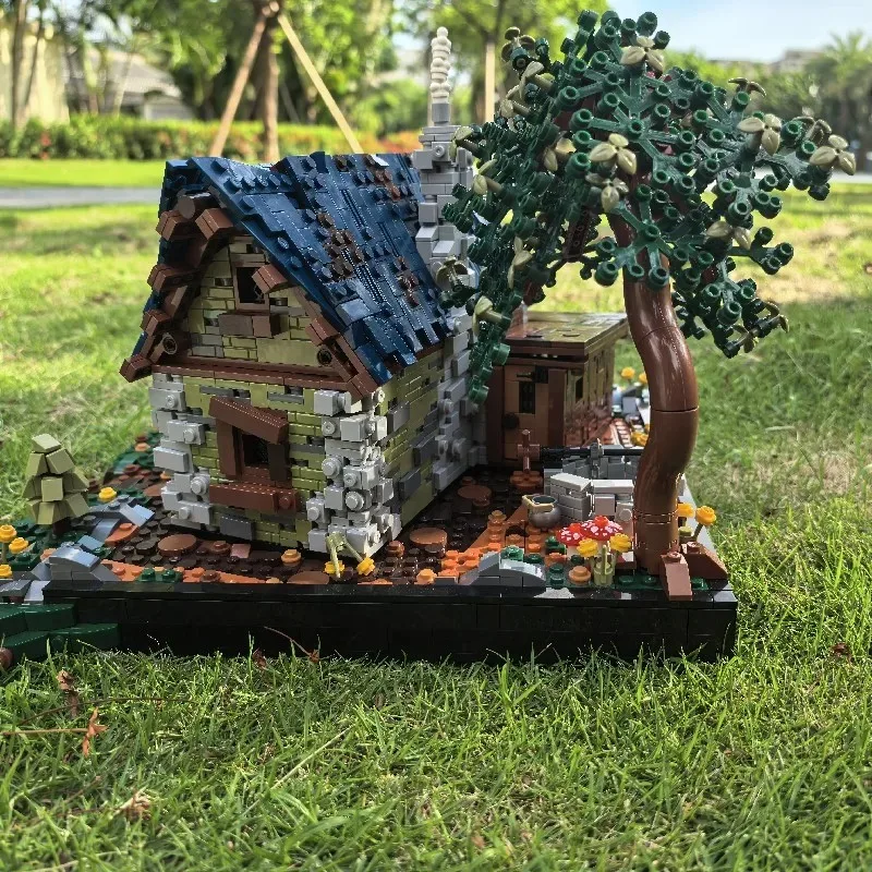 3174PCS MOC Medieval House Building Blocks Retro Street View Modular Construction Bricks Set DIY Assembly Toys for Adult Gift