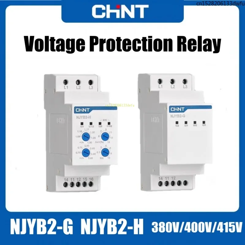 CHINT NJYB2 Voltage Protection Relay Phase Failure Phase Sequence Voltage Imbalance Overvoltage Undervoltage NJYB2-G  NJYB2-H
