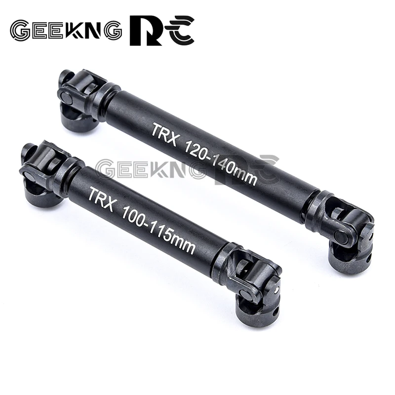 

Heavy Duty Cvd Drive Shaft 100-115mm / 120-140mm Alloy Steel Universal Joint Steel For 1/10 Rc Car Trx-4 Trx-4 TRX-6 TRX6