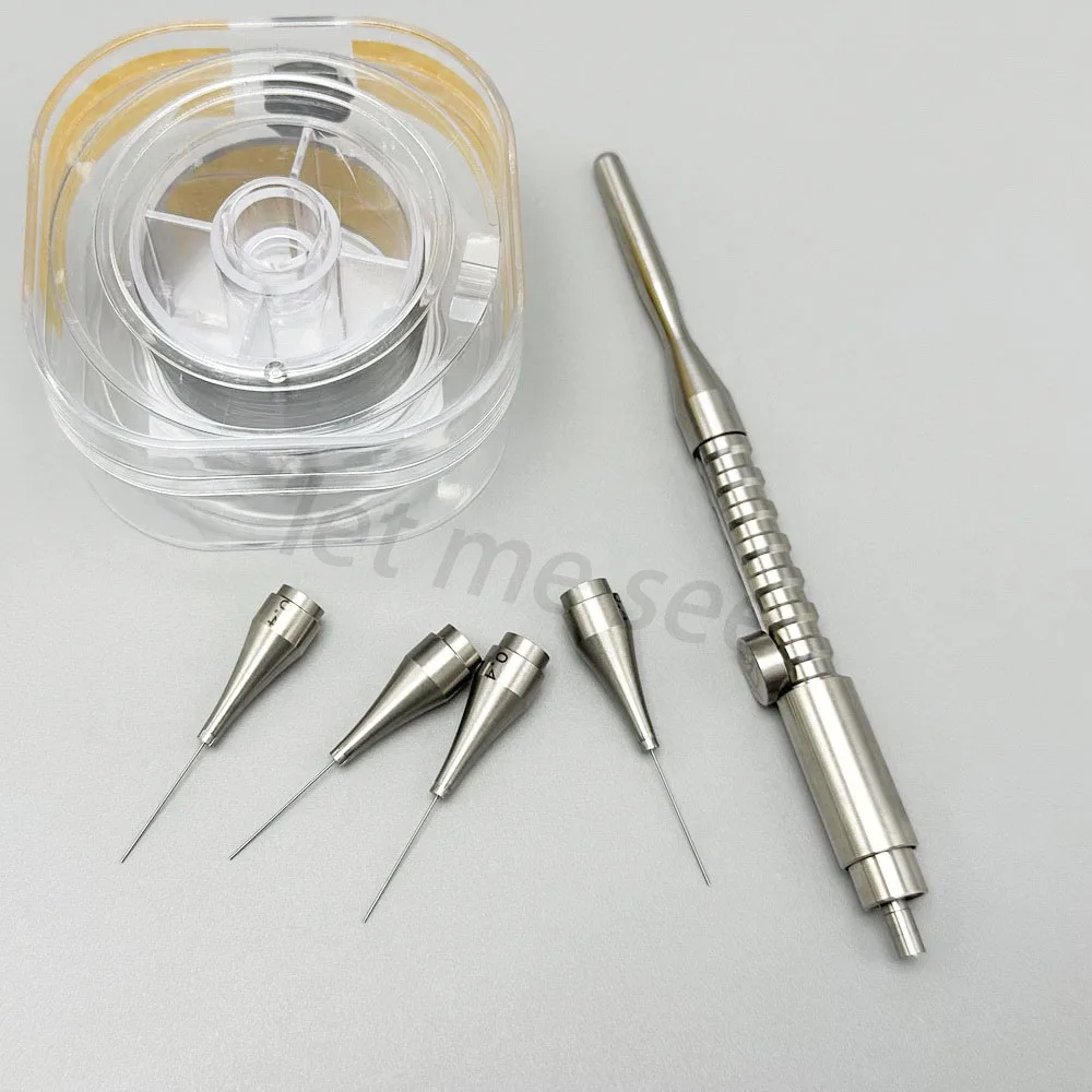 1 Set Dental Root Canal Rstoration Tool Files Extractor Broken File Removal Stainless Steel Oral Dentist Instrument