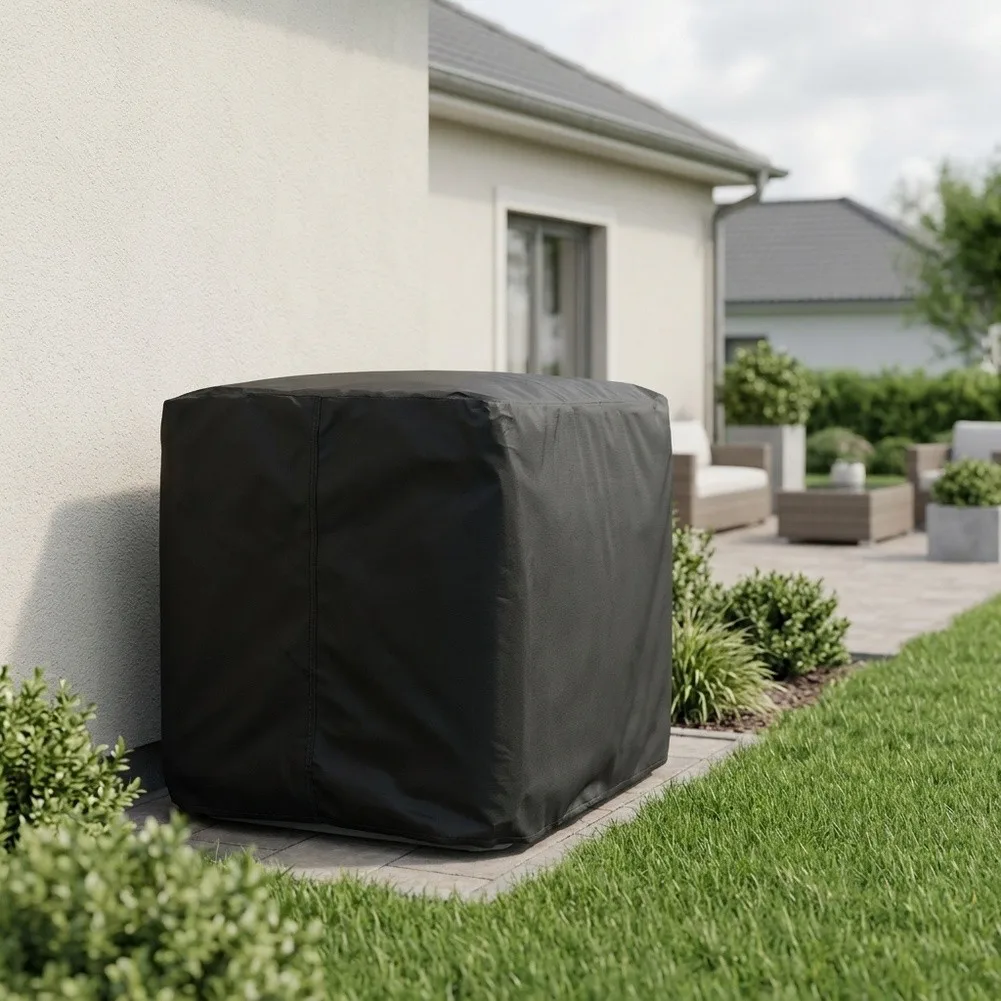 Rainproof Dust‑Proof Heavy-Duty AC Outdoor Unit Cover Sun Resistant Protective Shell For Household Air Conditioner External Unit