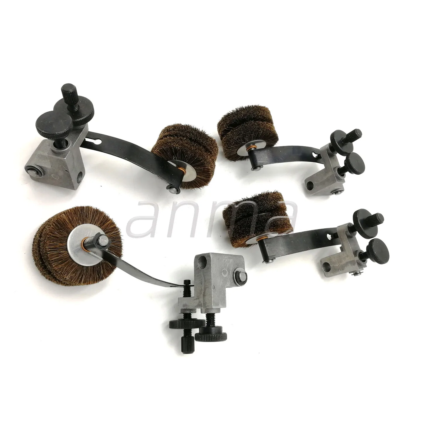 1 Pair Installation Hole 8mm Komori Paper wheel Paper Pressing Wheel Double Row Hair Paper Printing Machine Accessories