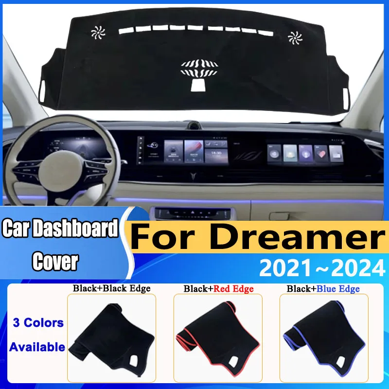 

Для Voyah Dreamer Dream 2021 2022 2023 2024 автомобильный чехол для приборной панели Dashmat Avoid Light Carpet Защитный солнцезащитный козырек Коврики Аксессуары