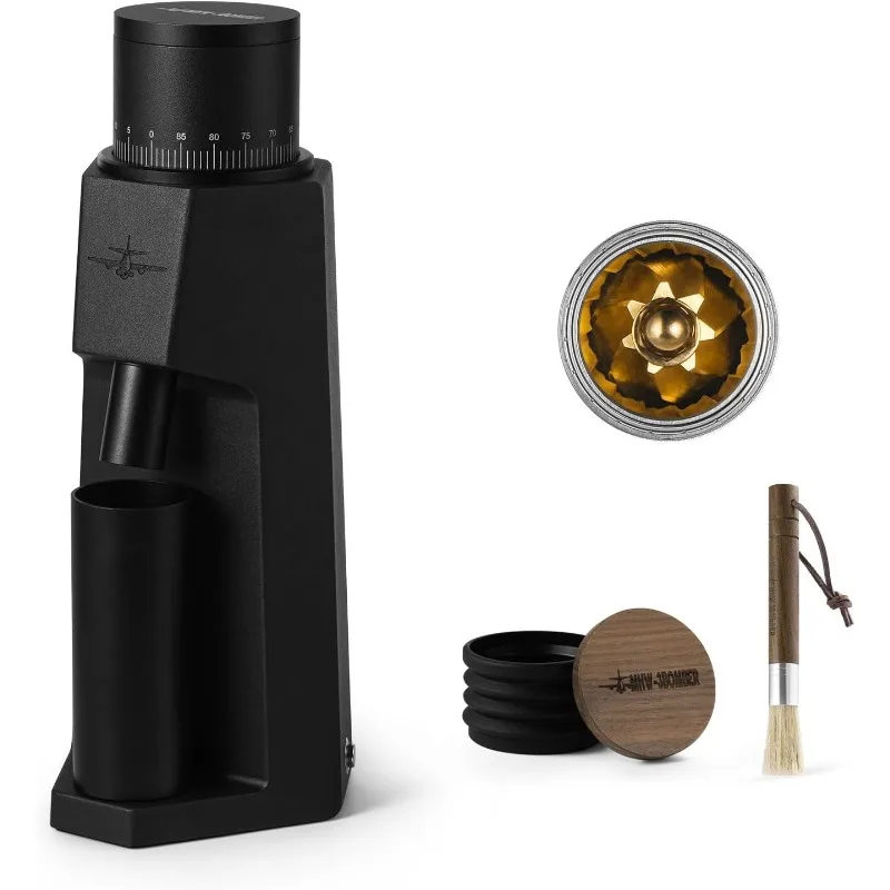 Conical Burr Coffee Grinder, Upgraded Electric Coffee Bean Grinder for Home U