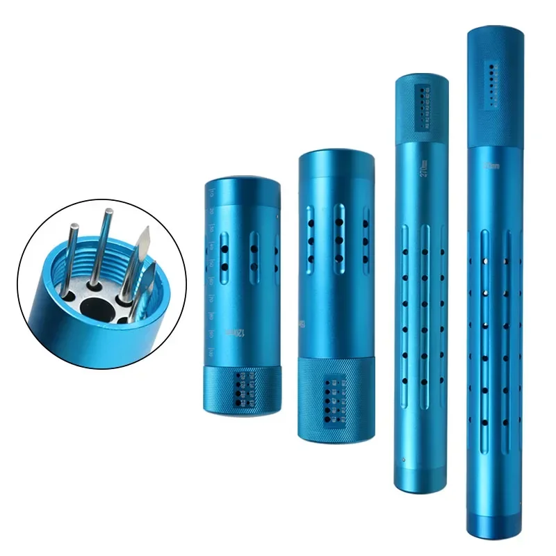 

GREATLH Aluminium Alloy Kirschner Wire Drill Bits Sterilization Tube Disinfection Box Orthopedics Surgical Instruments pet