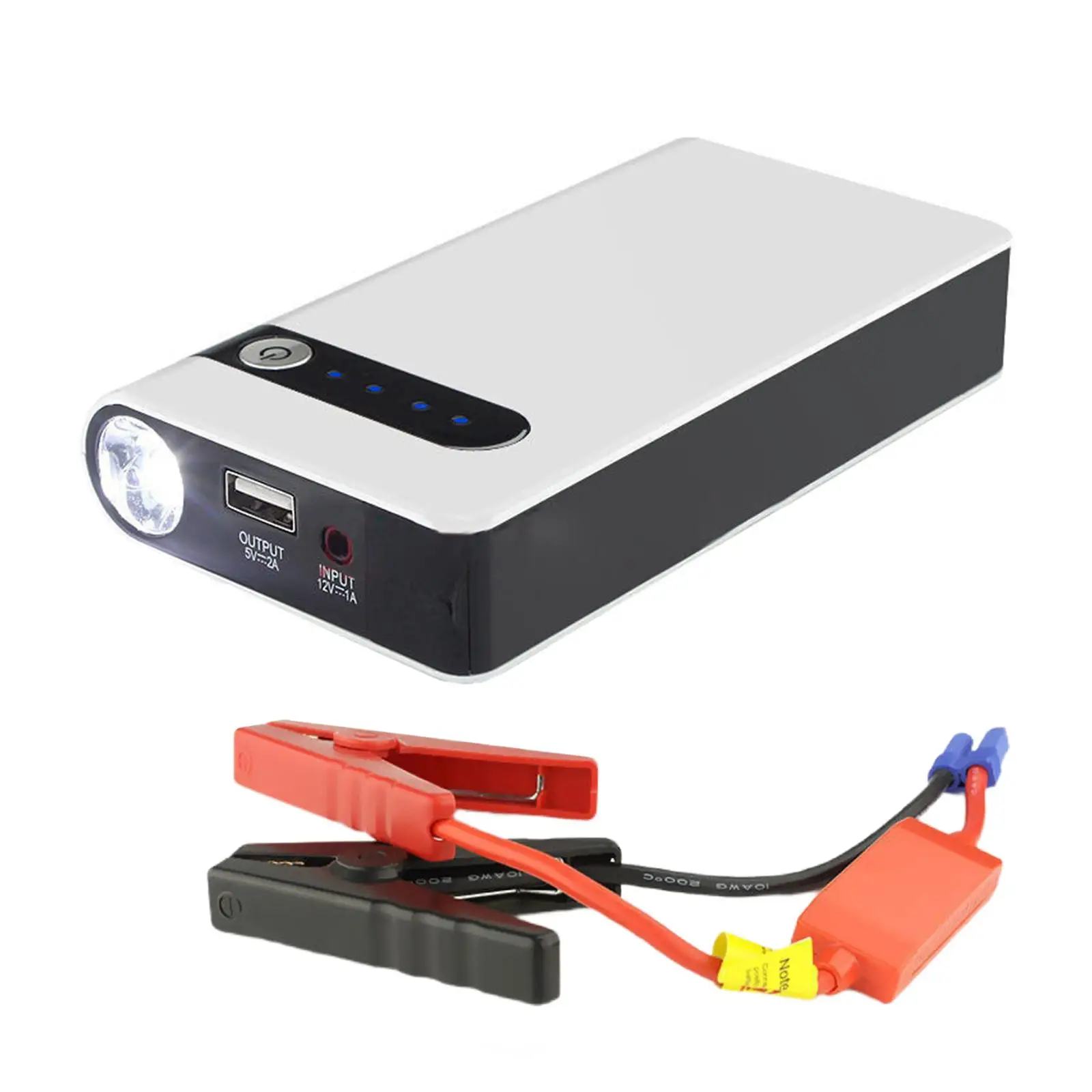 Portable Car Battery Charger 8000mah LED Power Bank Auto Jump Starter Emergency Booster for Cars Mobile Phones Laptops