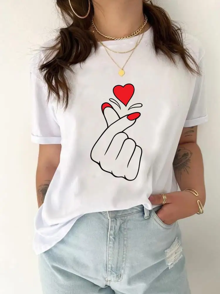 

Sweet Love 90s Trend Women Fashion Short Sleeve Tee Top Casual Clothing Female Ladies Graphic T Shirt Print T-shirt