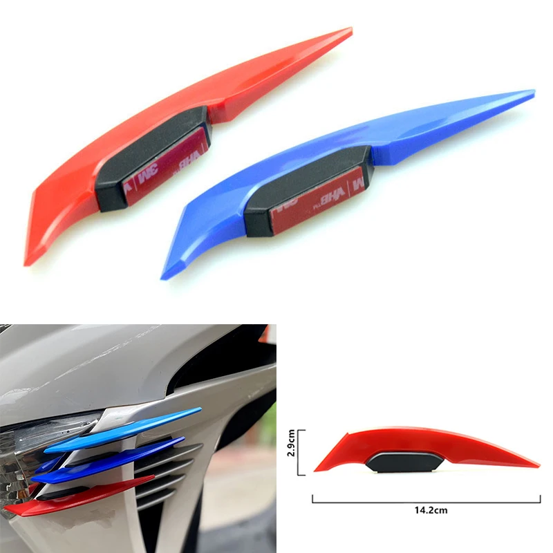 

1 Pair Motorcycle Winglets Fairing Side Spoiler Wind Wing Stickers Fit For Honda BMW YAMAHA SUZUKI DUCATI Universal Accessories