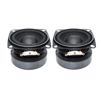2Pcs Audio 53mm Portable Speakers 2 Inch Full Range 4 Ohm 15 W Loudspeaker DIY Sound Mini Subwoofer For BT Speaker Home Theater