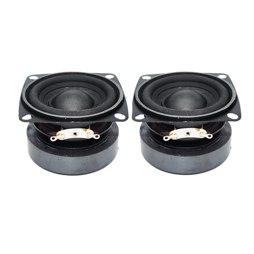 2 uds Audio 53mm altavoces portátiles 2 pulgadas rango completo 4 Ohm 15 W altavoz DIY sonido Mini Subwoofer para BT altavoz Home Theater