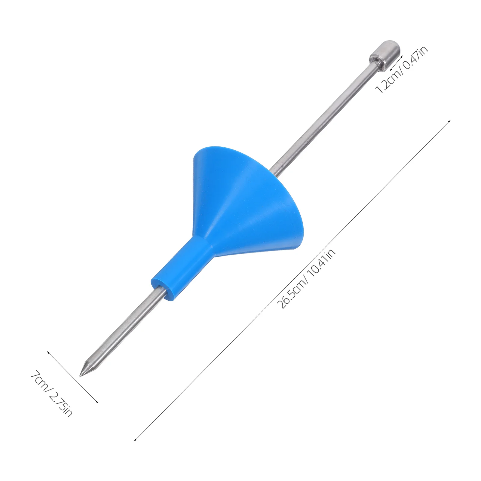 10.4 Inch Underground Pipe Leak Rod Robust Stainless Steel Water Leakage Testing Tool for Plumbers Fast Fault