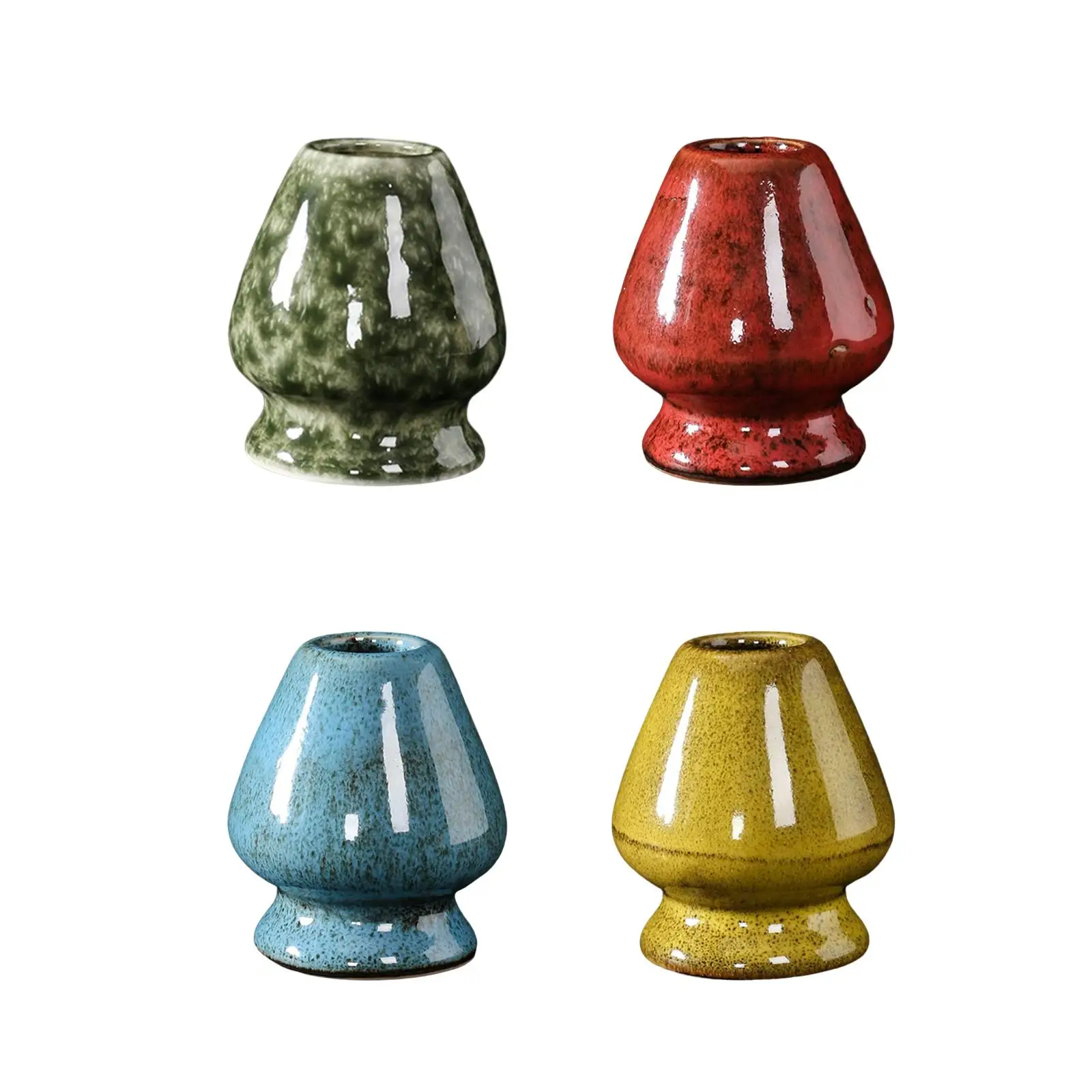 Soporte para batidor Matcha, herramienta de té de inicio para ceremonia Matcha, hecho a mano, para mantener el batidor, artículos de té con forma, soporte para batidor Matcha Chasen para principiantes