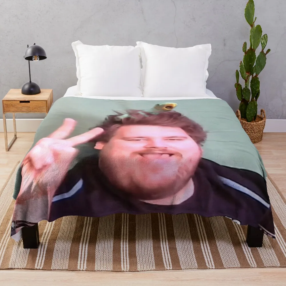 

Drachenlord Poster - The Bird's Nest Hairstyle Upscaled, high-quality poster Throw Blanket