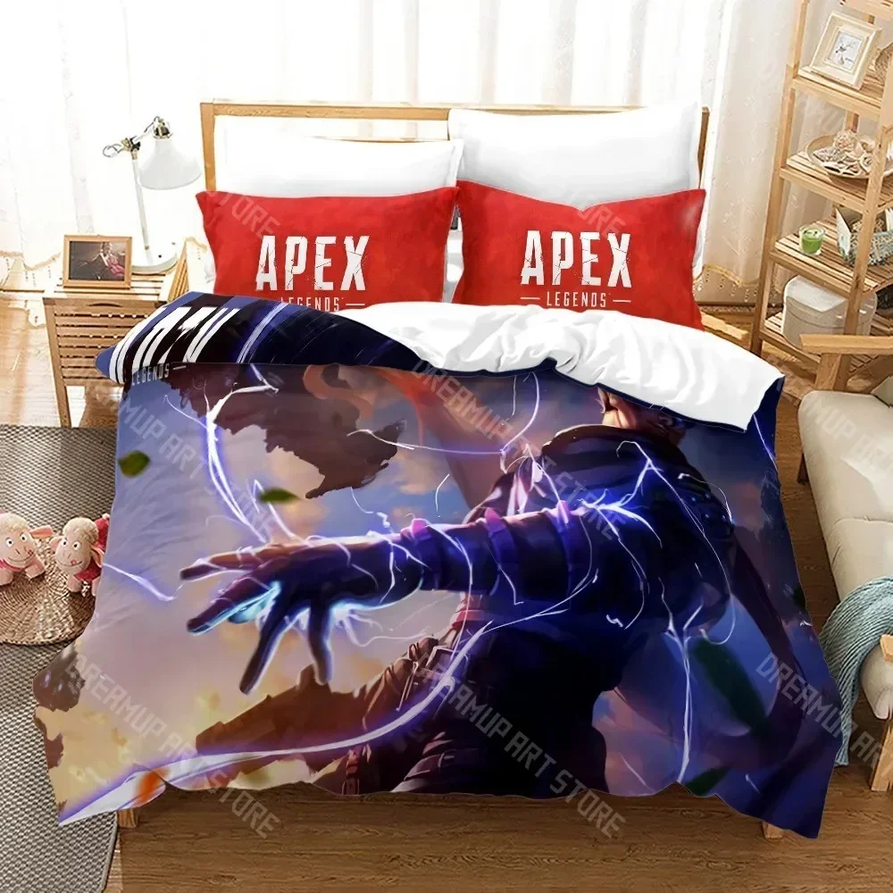 

3D Print APEX Legends Bedding Set Single Twin Full Queen King Size shooting game Bed Set Aldult Kid Bedroom Duvetcover Sets