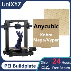 Textured PEI Buildplate with Magnetic Base for Anycubic i3 Mega/ Mega s/ Vyper/ Kobra 2 Max Neo Go Plus Flexible Printing Sheet