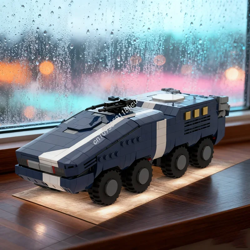 1017pcs MOC Cyberpunk APC Model Building Blocks Architecture Assemble Creative Education Festival Gift Brick Toys Birthday