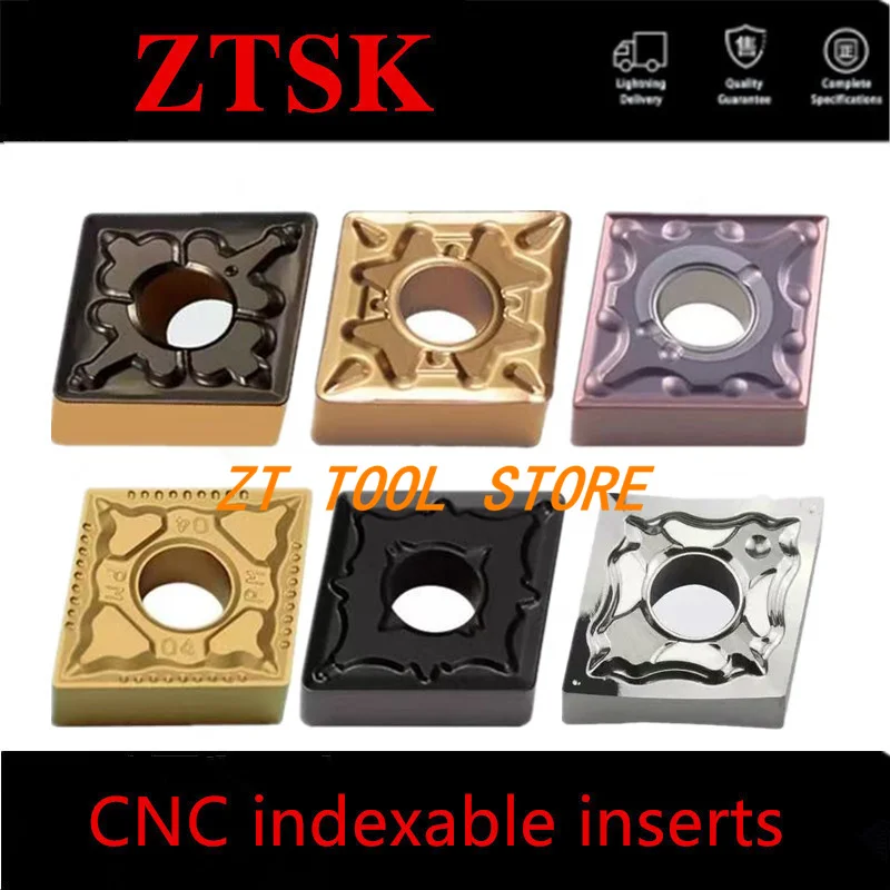 

10pcs CNMG120404 CNMG120408 Carbide Insert for MCLNR External Turning Tool CNMG12 Aluminium Blade Stainless Steel Cutter CNC Lat