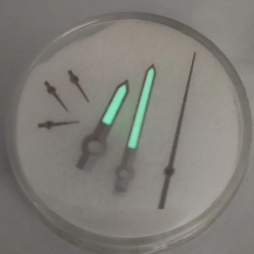 Aksesori jam tangan pengganti ETA7750 pointer gerakan helmsman M005 pointer M005614 kompatibel dengan Mi. Lakukan 7750 noctilucent