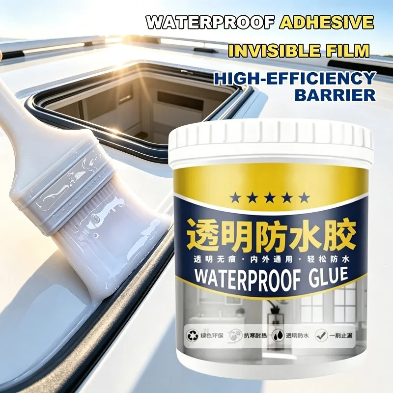 

Coating Sealant Agent Paste Car Waterproof Sealant 150G Ultra-Strong Invisible Waterproof Adhesive RVs Kitchen Anti-Leak Glue