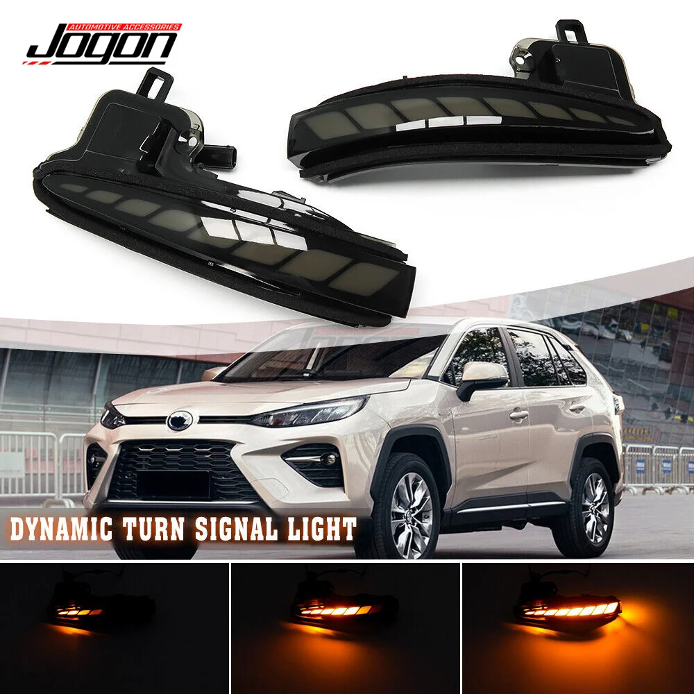 Dynamic Turn Signal Light For Toyota RAV4 XA50 Alphard Vellfire Highlander Tacoma Sienna Side Mirror Lamp Sequential Indicator