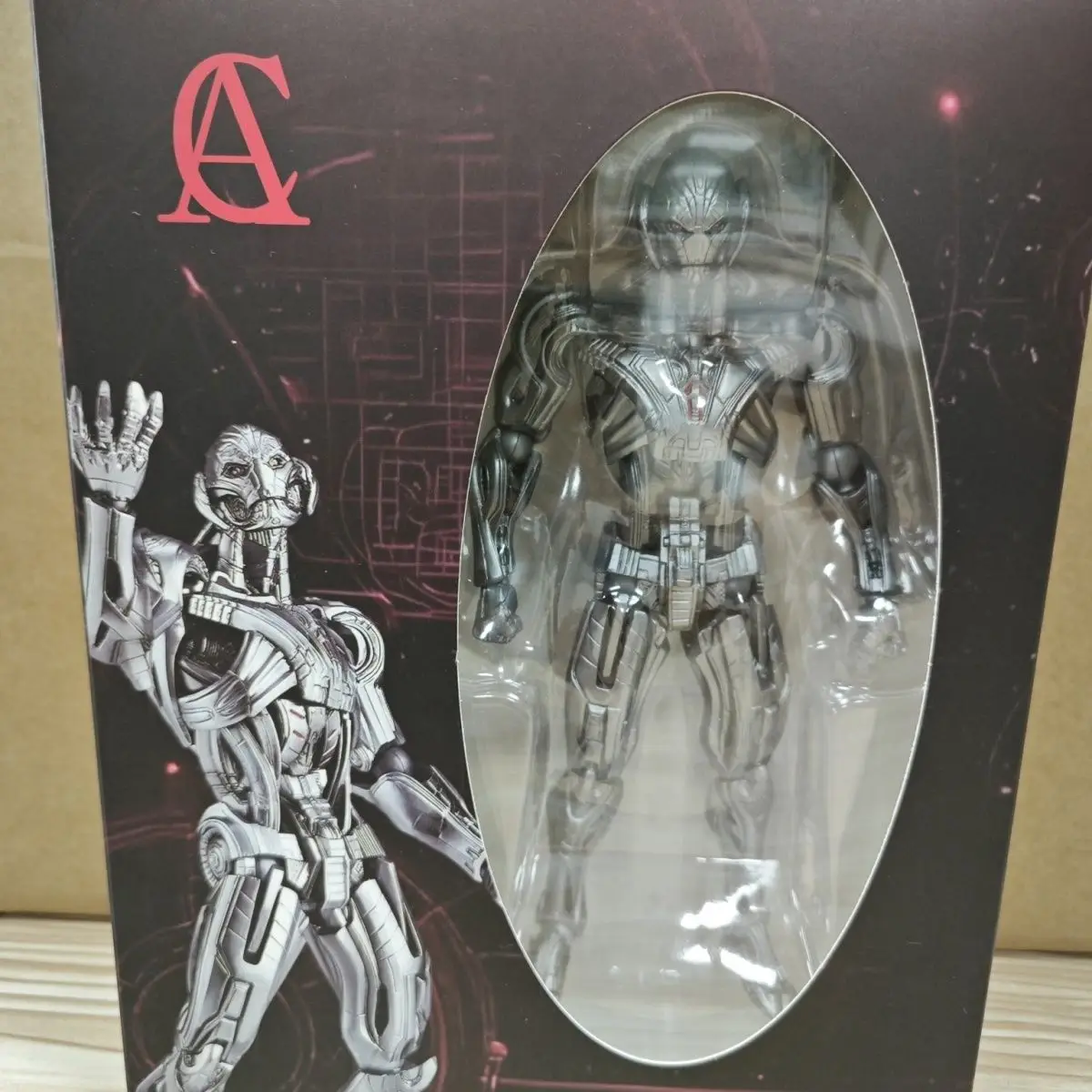 AC Toys Ultron figura de acción Kaiyodo increíble Yamaguchi vengadores colección de Anime Ko Marvel's The Avengers modelo regalos juguete chico