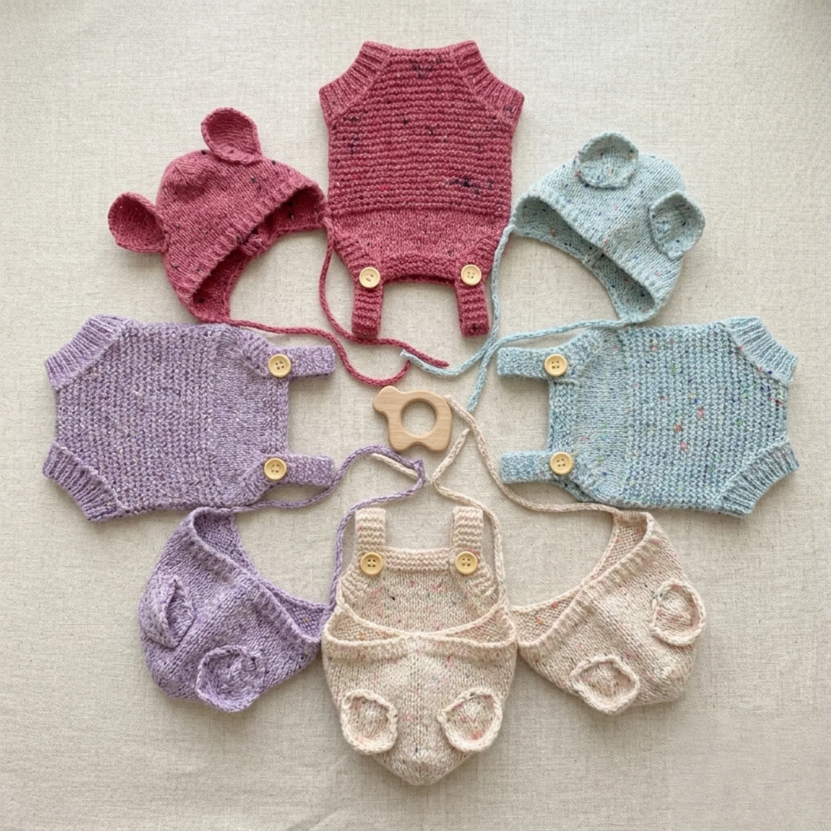 Reborn Doll Outfits For 13 Inch Newborn Doll Cute Sweater Outfits+Hat Rebirth Doll Accessories Ideal As Festival Birthday Gift