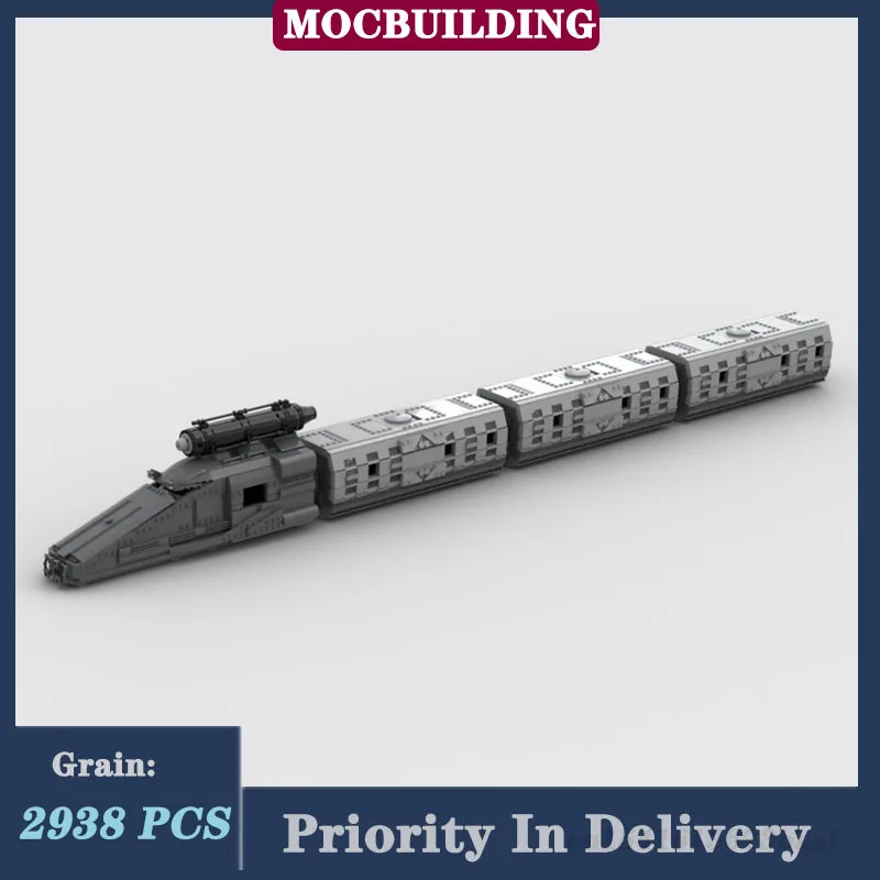 MOC Urban Transport Vehicle Spice Train Model Building Block Assembly Locomotive Train Collection Series Toy Gifts