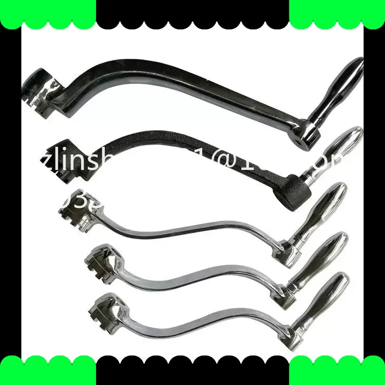 Turret milling machine accessories Milling machine table up and down wrench 9-tooth rocker C83 + 84 machine tool crank handle