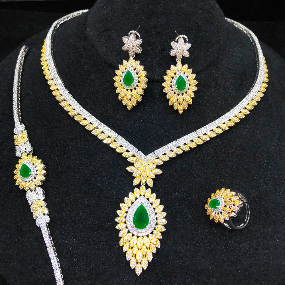 

GODKI Famous Brand 2022 Charms Wedding Jewelry Sets Making Jewelry Sets For Women Statement Necklace Earrings Accessories