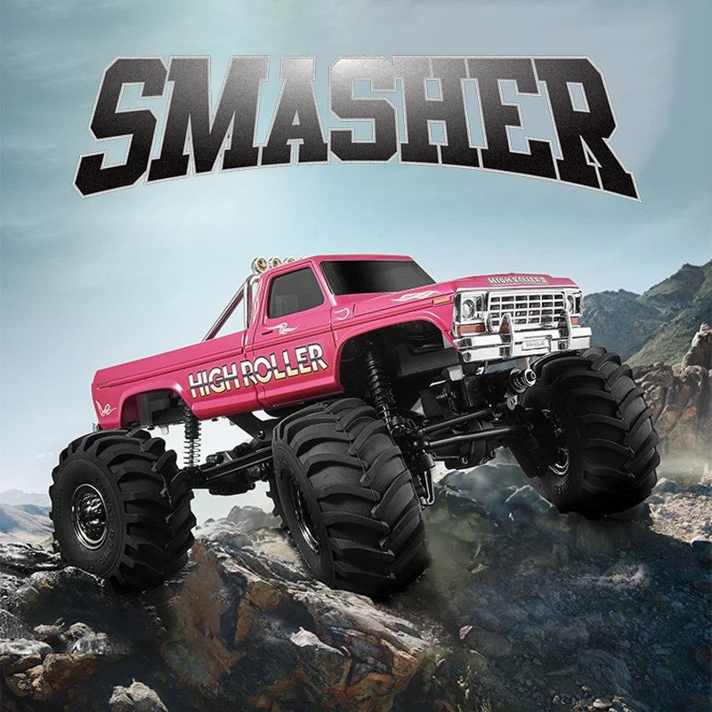 Fms Fcx24 1/24 Max Smasher  Rc Car Simulation Pickup Truck Climbing Vehicle Remote Control 4wd Climbing Car Boy Gift