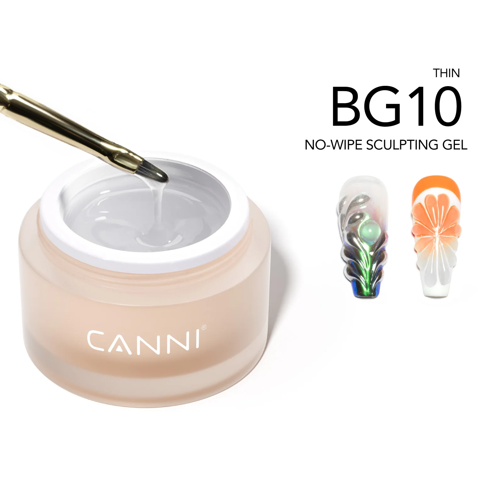 10g CANNI Fiber Base Coat Glasreparatur-Gel Hochglänzender Langlebiger Top Coat Halbtransparentes Milchweißes PVC 3D-Modellier-Gel – Detail 13