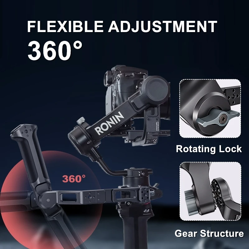 Ручка для ремня ручка DJI RS4/3/2/Pro/мини-стабилизатора максимальная нагрузка 13 2 фунта эргономичная низкоугольной Фото №4