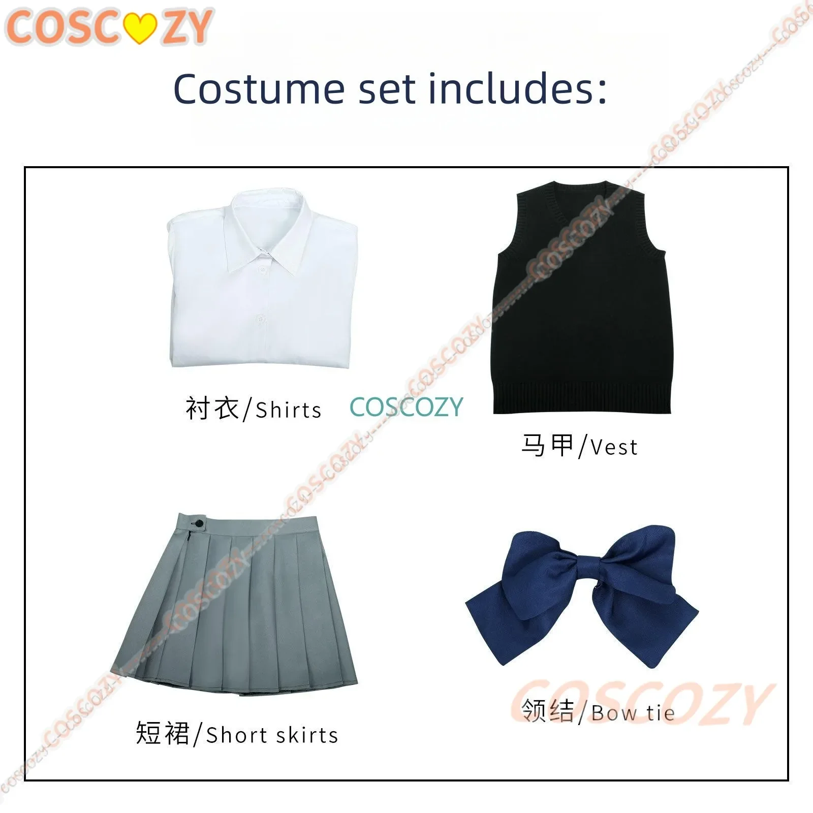 Cosplay Oshi No Ko Kurokawa Akane Cosplay Kostuum School Uniform Set Kurokawa Akane Jk Uniform Zomer Shirt Rok Student