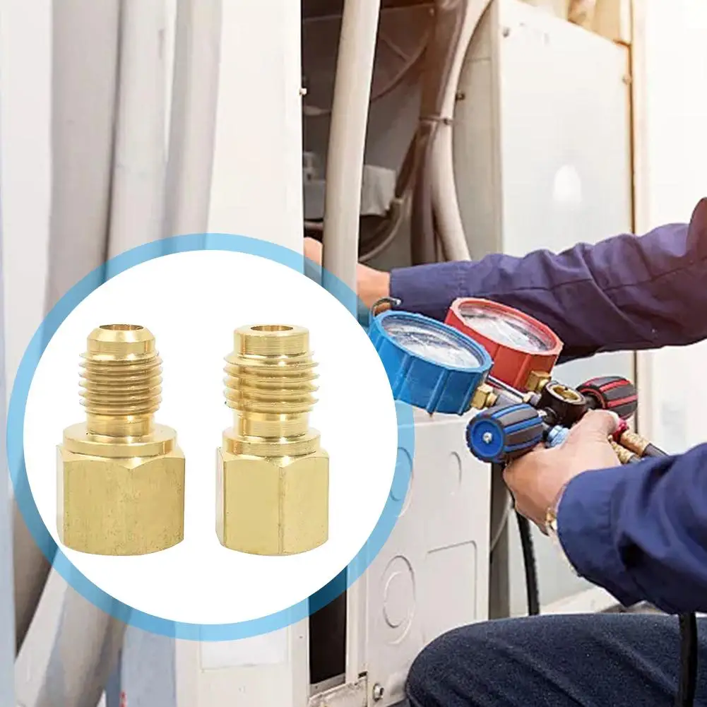 Adattatore refrigerante AC R134A R22 Kit di conversione ricarica gas per sistemi di climatizzazione domestica per auto Convertitore refrigerante A7O4