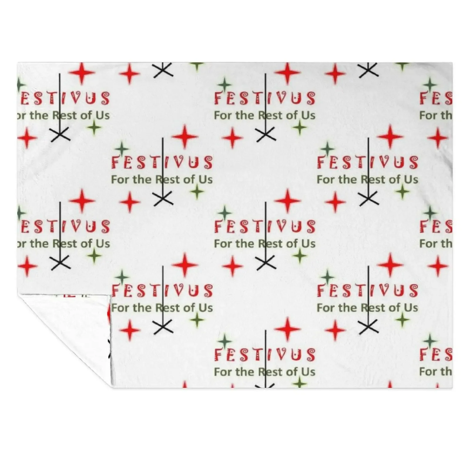 

Festivus for the Rest of Us Throw Blanket christmas decoration For Decorative Sofa Soft Big Plaid on the sofa Blankets