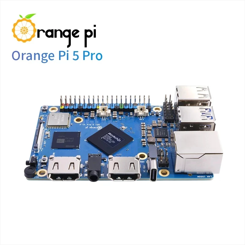 Orange Pi 5 Pro 16GB 8GB 4GB RAM Rockchip RK3588S 8 núcleos 64 bits Gigabit Ethernet WiFi + BT5.0 BLE SBC placa opcional 256G EMMC