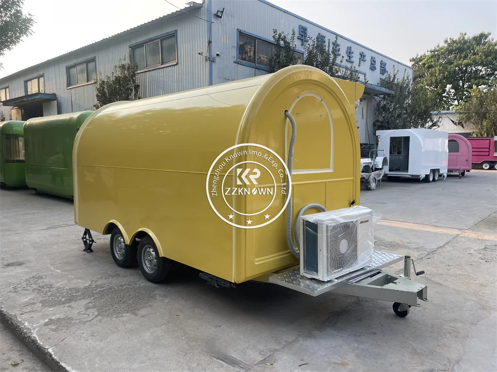 Мобильная тележка для хот-догов, грузовик для фаст-фуда, мобильная кухня, уличный магазин закусок, кик, концессионный прицеп для еды, полностью оборудованный