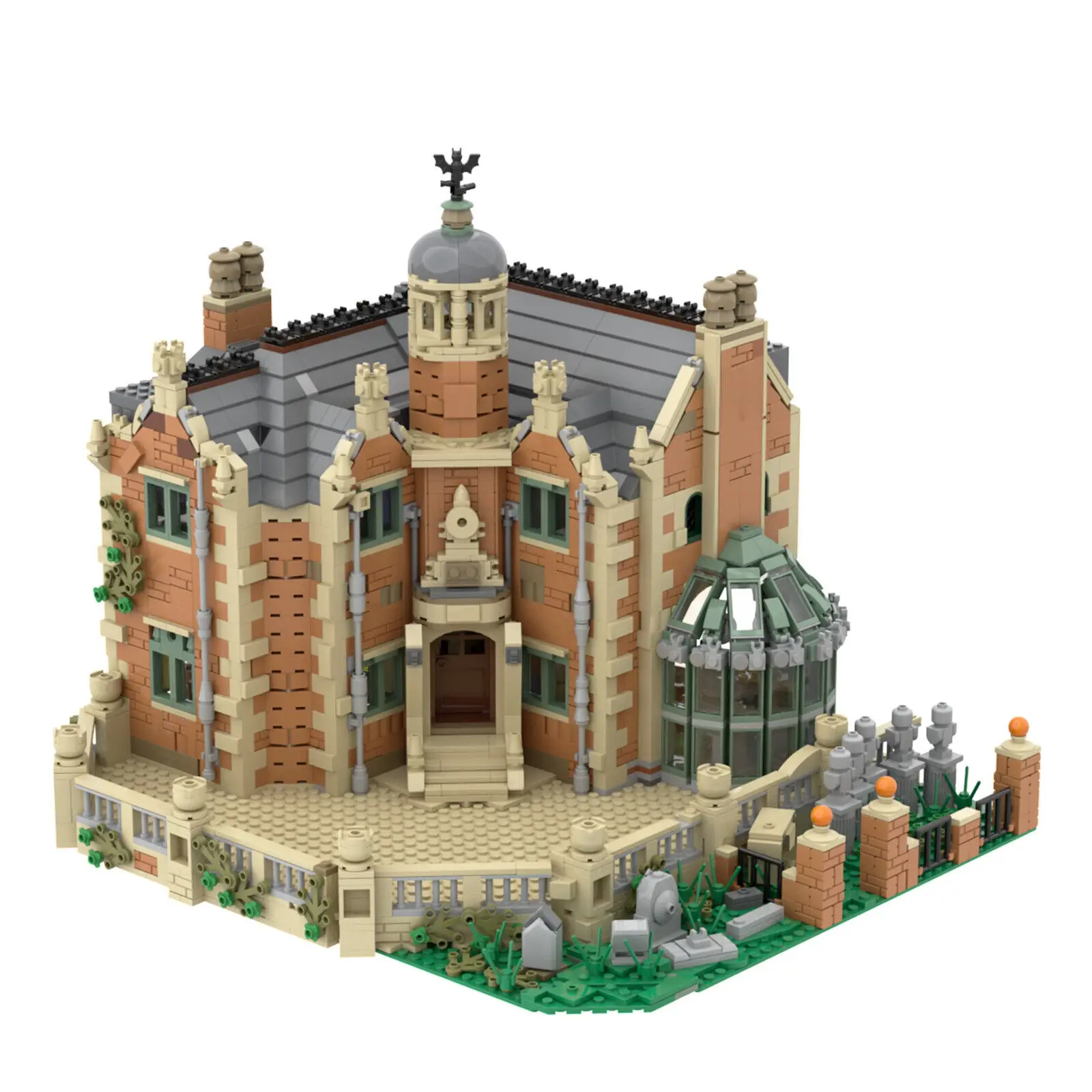 

The Haunted Manor 3944 Pieces Gothic Revival Style Architecture MOC Build