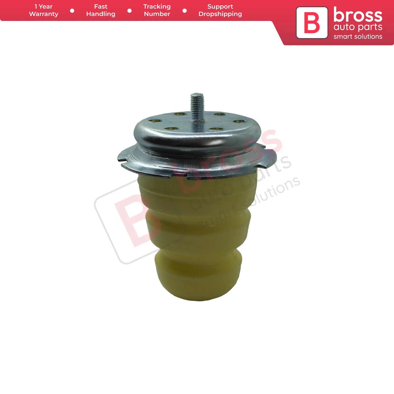 

Bross BSP925 Rear Axle Suspension Rebound Rubber Buffer Block 46751547, 46751548, 1311858080 for Doblo Boxer Jumper Relay