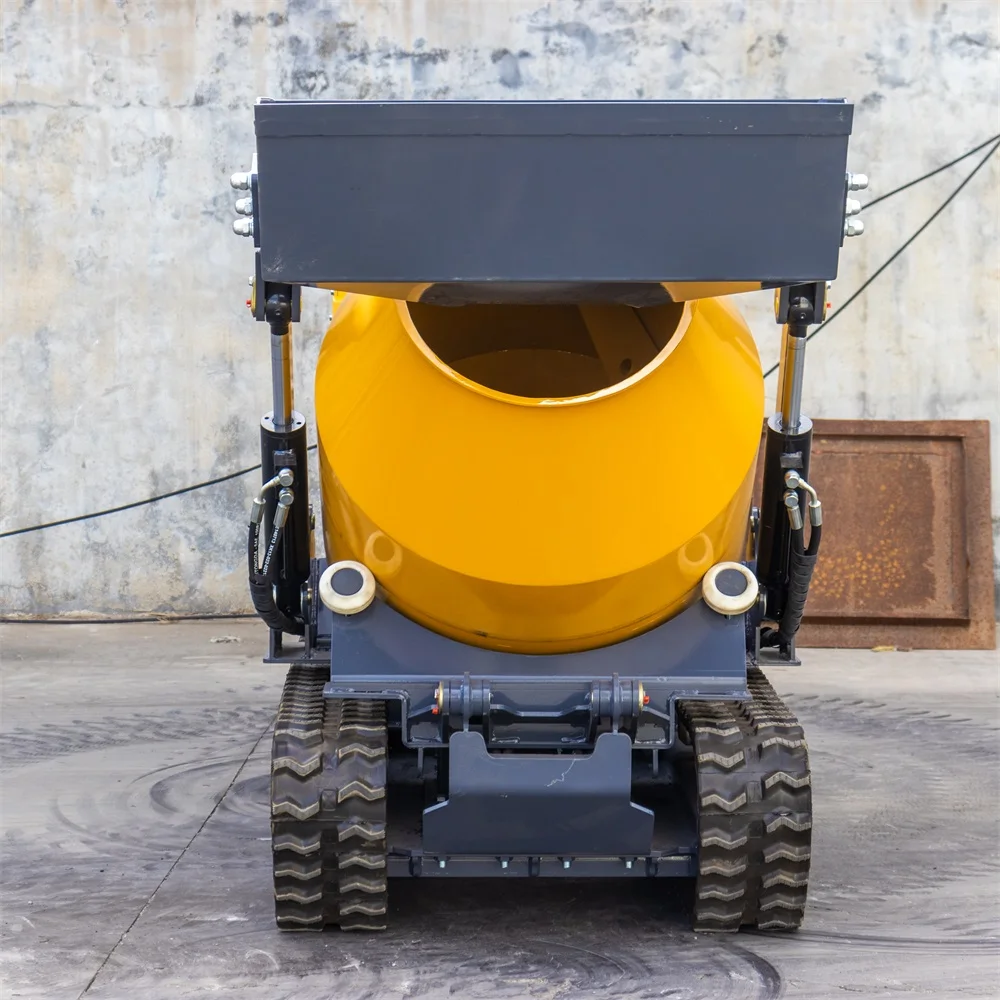 تخصيص الزاحف طبل خلاط الخرسانة الزاحف شاحنة قلابة الذاتي تجميع آلات الخرسانة