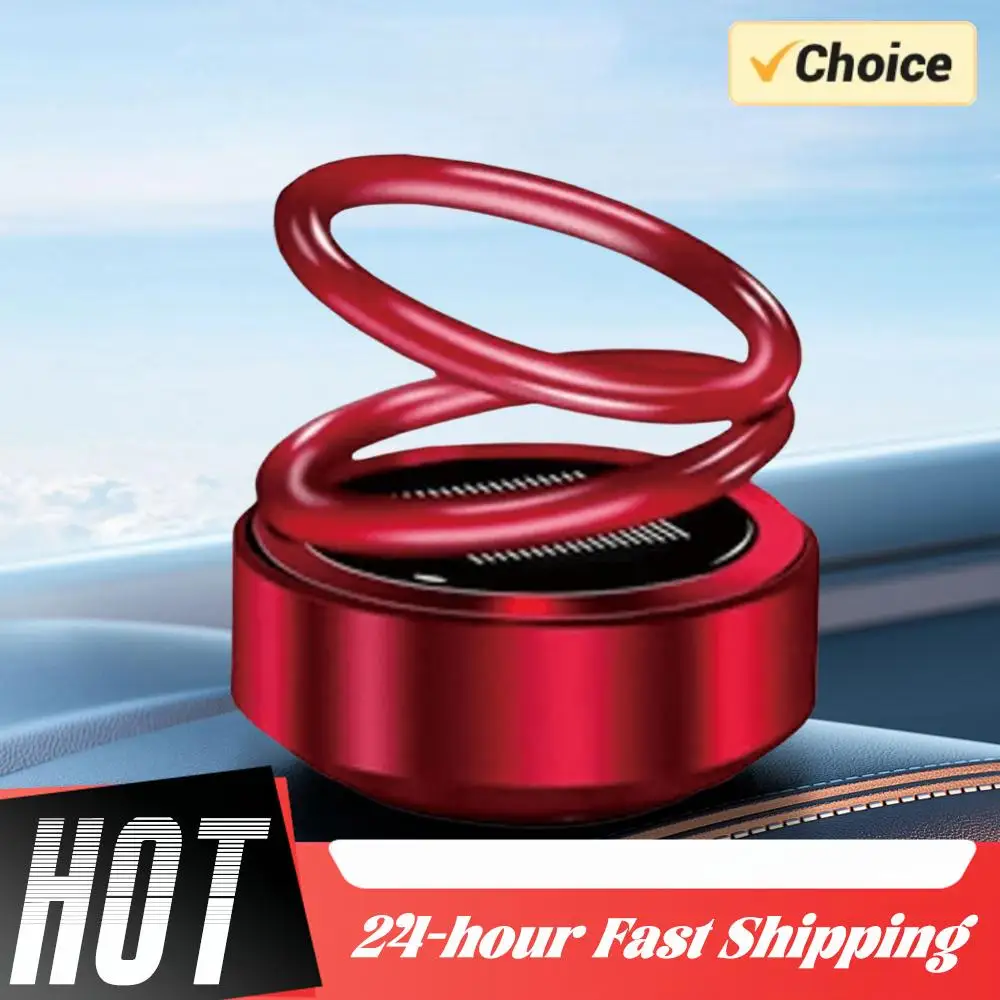 1-5 قطعة المحمولة الساخن الحركية جزيء سخان صغير زجاج سيارة مزيل الصقيع الشتاء حلقة مزدوجة الدورية السيارات العطر الناشر